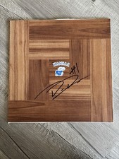 Devon Dotson Kansas Jayhawks Basketball Signed 12x12 Floorboard NCAA