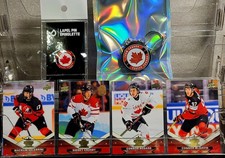 Team Canada Tim's Celebrini/Crosby/Bedard/McDavid +  Olympic Pin Plus key Chain
