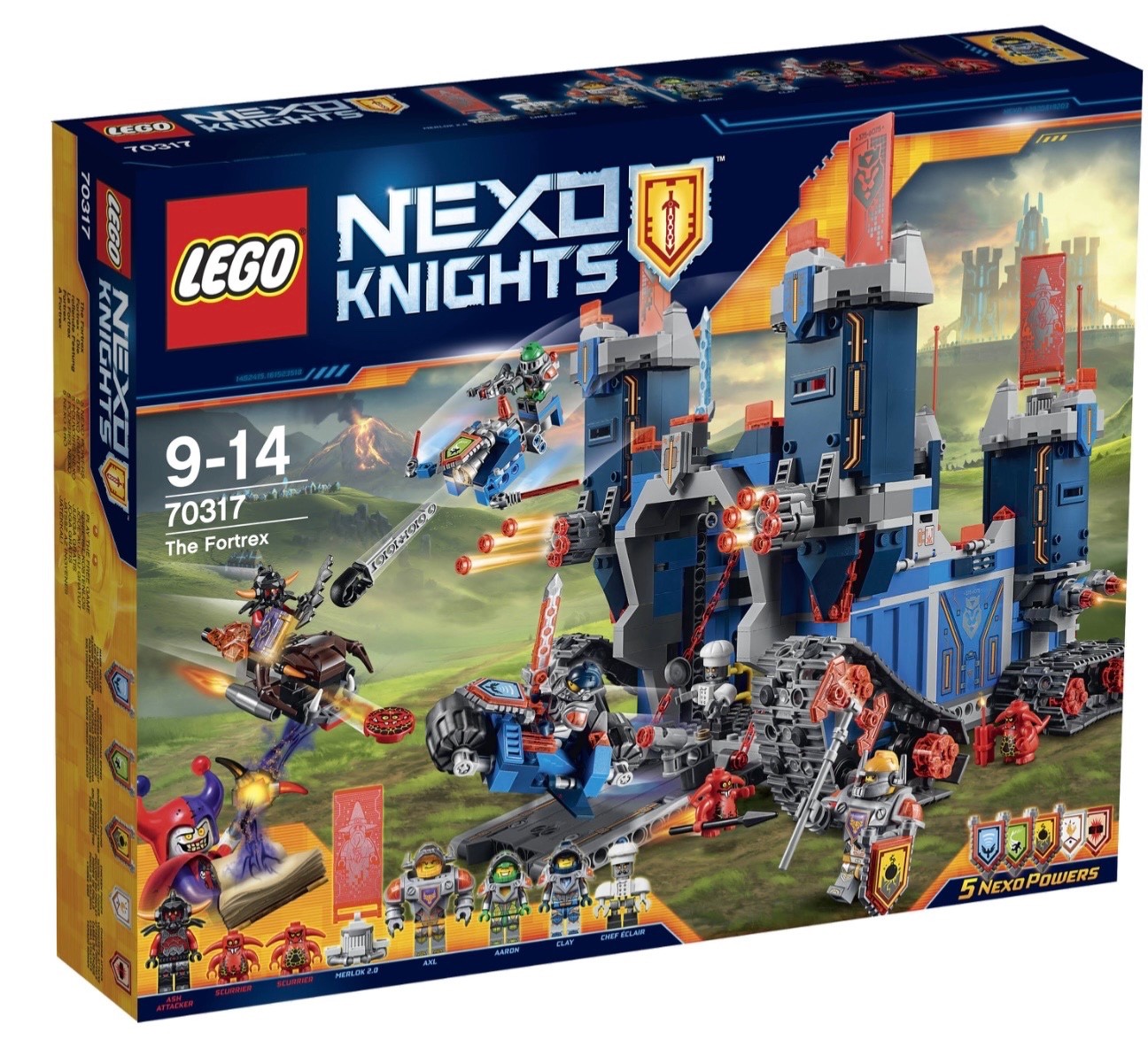 LEGO Nexo Knights 70317 The Fortrex Rare Retired 100% Complete Building Set