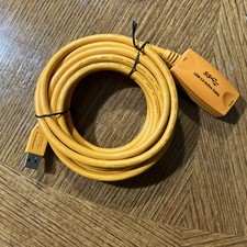 Tether Tools TetherPro USB 3.0 Active Extension Cable 16', Hi-Visibility Orang