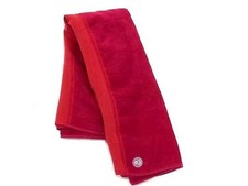 Asciugamano Hermes Beach - Rosso Vino 100% Cotone Unisex Logo Grande Frangia ...