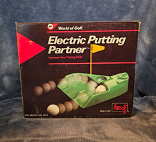 World of Golf Electric Putting Partner Oscar Jr. Putting Cup w/ Flagstick Return