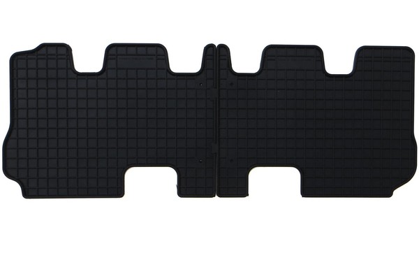 Auto-FußMatten Gummimatten Schwarz FüR Hyundai Santa Fe DM 2012 - 2018 3. Reihe-image