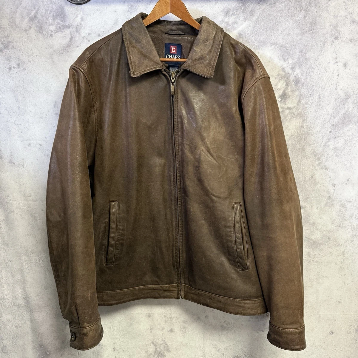 Chaps Leather Jacket products for sale | eBay