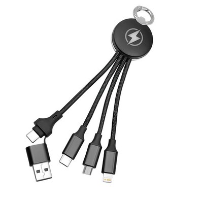 3 In 2 240W Fast Charging Cord For Micro USB Type C Charger Cable Hook Multi Usb