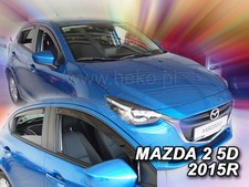 Windabweiser Regenabweiser Heko für Mazda 2 ab 2014 5-Türer 4-Tlg