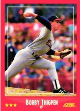 1988 Score #307 Bobby Thigpen