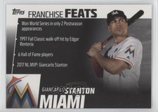 2019 Topps Franchise Feats Giancarlo Stanton #15 y5m
