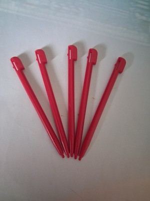 5 x  Nintendo DS lite Stifte in rot Touch Pen  NEU