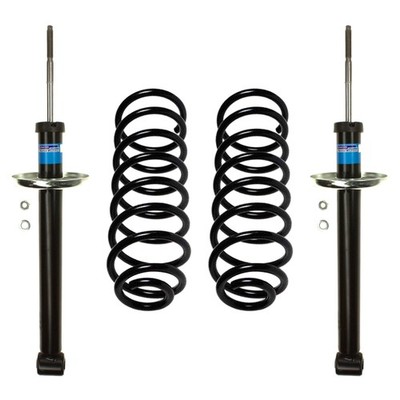 Sachs Rear Shock Absorbers & Lesjofors Coil Springs Kit for Golf Jetta L4 FWD
