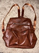 Faux Leather Backpack