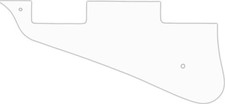 WD Custom Pickguard For Left Hand Epiphone 2009 Les Paul Standard #02T White ...