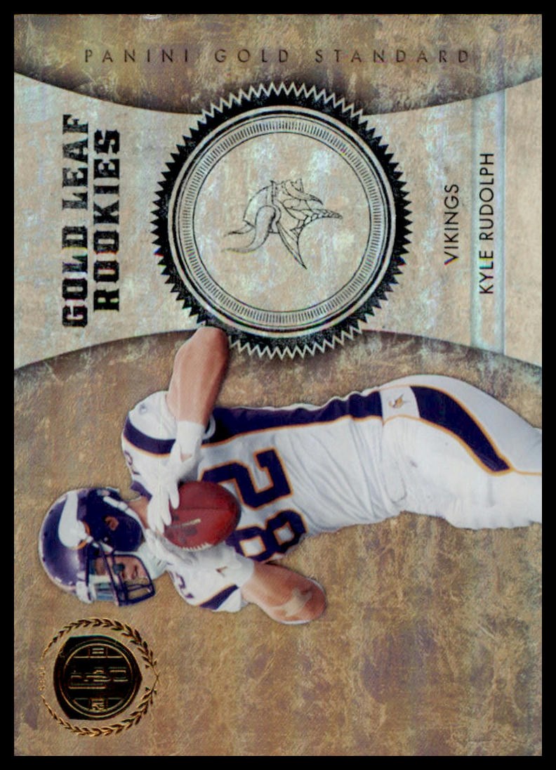 Kyle Rudolph Panini Gold Standard Gold Leaf Rookies #14 Base