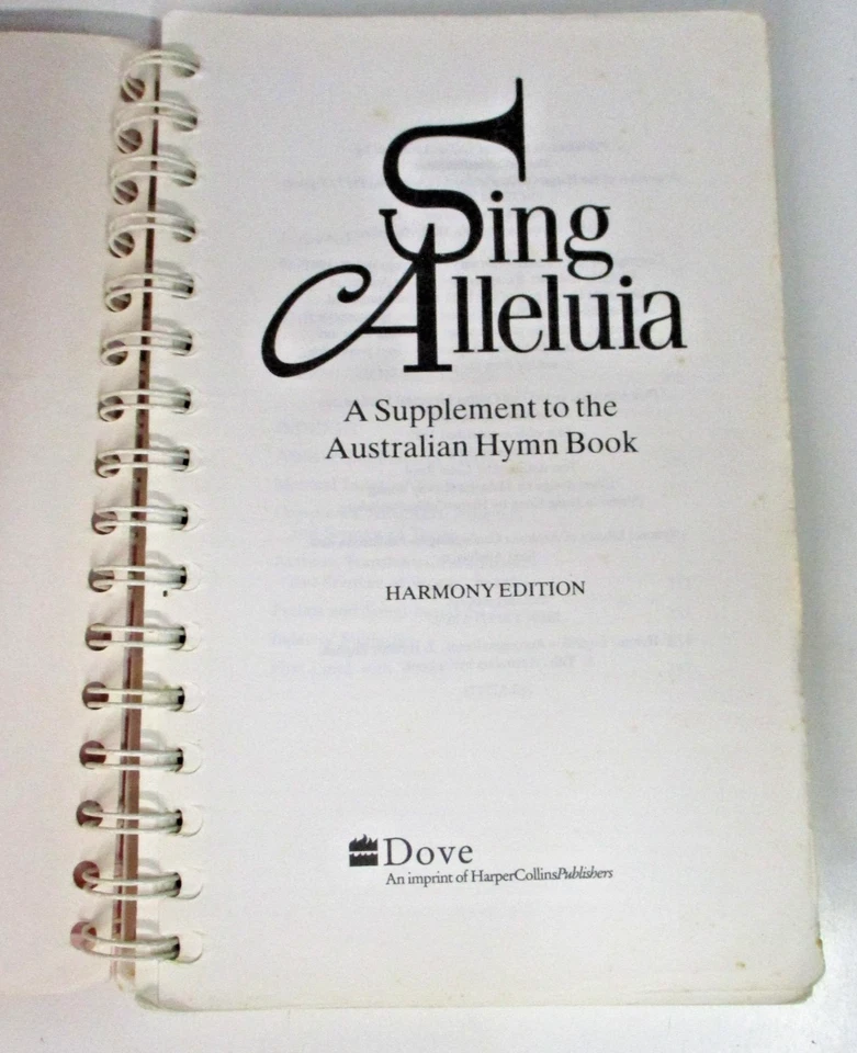 Sing Alleluia, Supplement to Australian Hymn Book, Harmony Edition - 1863711759 - Image 2 of 4