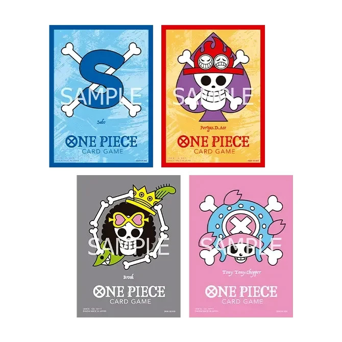 Ace Sabo Brook Chopper pirate Flag One Piece Official card 70