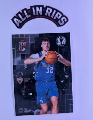 2025 Topps Signature Class After Image Cooper Flagg Rookie AF-1 Dallas Mavericks
