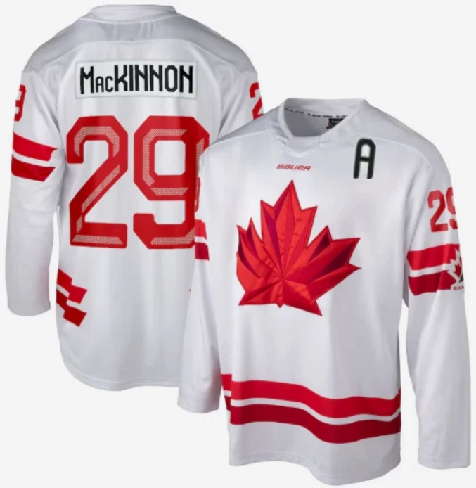 Nathan MacKinnon Team Canada Premium Olympic Jersey - Multiple Sizes/Colors