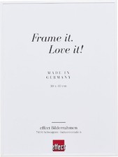 Cornice portafoto effetto quadro specchio bianco 50 x 60 cm