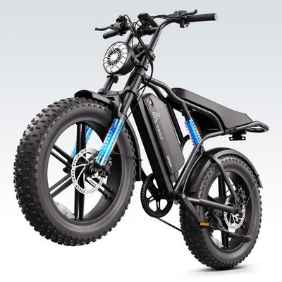 TST 20'' Fat Tire Electric Bike Adults 1500W Peak 32MPH Mountain EBike UL 2849 