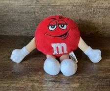 Toy Factory Plush Red M&M M&Ms Embroidered 2014 Collectible Nice Shelf Sitter