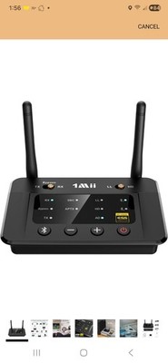 1Mii B03Pro Bluetooth 5.3 Transmitter Receiver for Home Stereo TV, HiFi Wireless