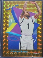 2024-25 Topps Finest Uncommon D'Angelo Russell Gold Refractor /25