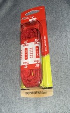 Kiwi Oval Bright Red 45 Inch Shoelaces Rave Party Kids Rare Hard To Find Bright
