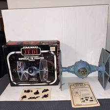 VINTAGE KENNER STAR WARS BATTLE DAMAGED IMPERIAL TIE FIGHTER W  BOX