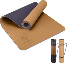 Tapete de Yoga Antideslizante Ecologico para Ejercicio con Correa de Transporte