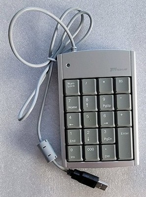 Targus Gray Numeric Keypad PAUK10U Tested Works 