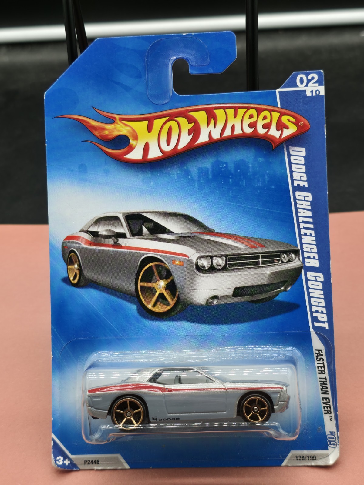 Hot Wheels 2009 Faster Than Ever  Dodge Challenger Concept Silver #128