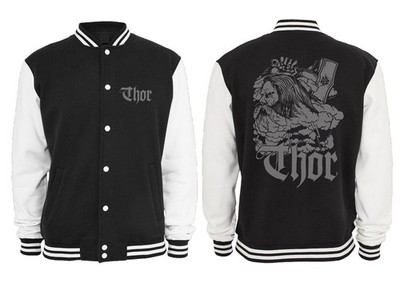 Thor Collegejacke Vikings Thor Valhalla Hugin Munin asgard Ragnar Loki