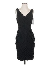 Halston Heritage Women Black Cocktail Dress 4