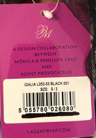 L'AGENT BY AGENT PROVOCATEUR IDALIA GOWN~TIE FRONT~SIZE S/2~BNWT (370)