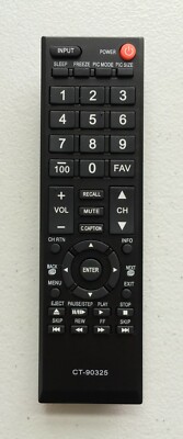 New USBRMT Remote for CT-90325 Toshiba 19''-65'' LCD LED TV For 55HT1U 55S41
