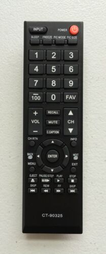 New USBRMT Remote for CT-90325 Toshiba 19"-65" LCD LED TV For 55HT1U 55S41 - Photo 1 sur 1