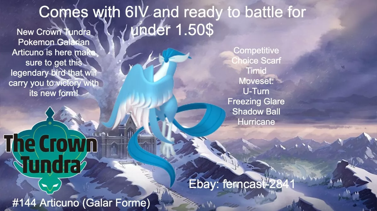 Feb 3] You Can Register for Shiny Galarian Articuno in SwSh :  r/PokemonSwordAndShield