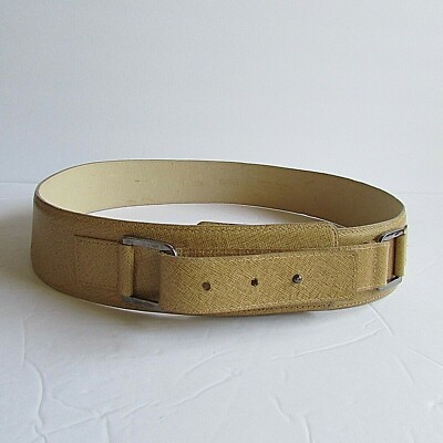 Carlisle belt, Suede 3 Tones, Wide Belt, NWT, Sz S, 100% Leather Per Se CARLISLE NY PER Dune Belt leather suede gold NWT $185  main image 2