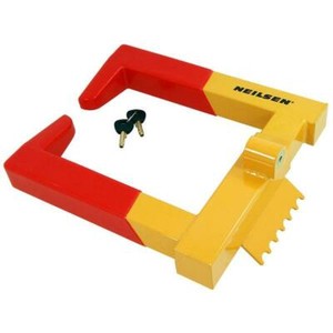 Neilsen Heavy Duty Wheel Clamp Lock Portable Easy Use CT4898