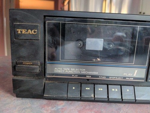 Vintage TEAC W-300 Dual Band Deck Kassettenspieler - rechter Player kein Ausgang - Bild 6 von 12