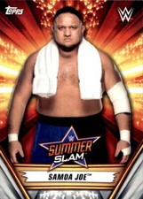 2019 Topps WWE Summerslam Wrestling Base #39 Samoa Joe