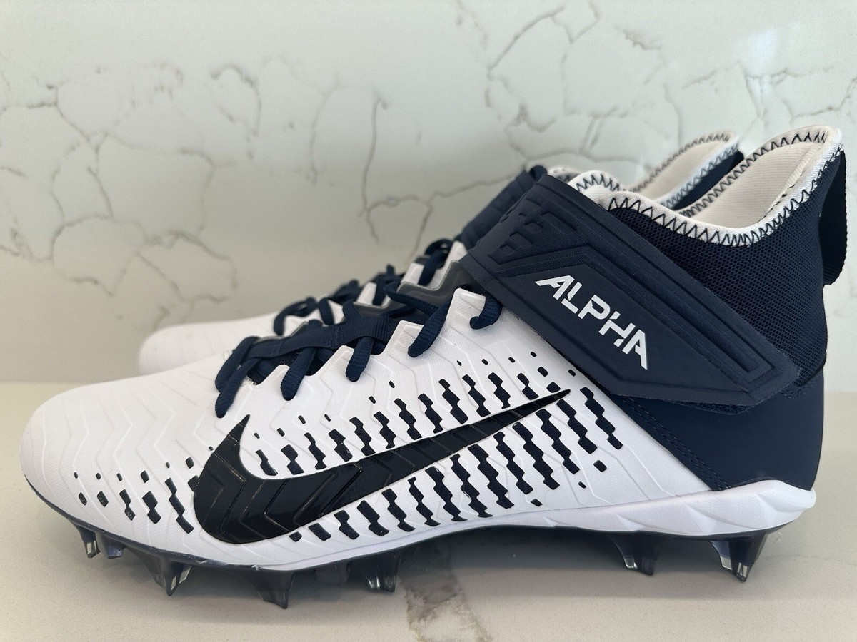 Nike‎ Mens 13.5 Alpha Menace Pro 2 MID Football Cleats BV3945-102 Midnight Navy Nike Alpha Menace Pro 2 Mid Navy for Sale | Authenticity  main image 2