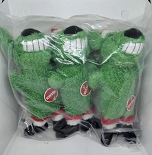3 Pack Multipet Holiday Dog Toys Santa 6" Green Christmas Squeaker New