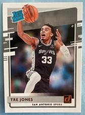2020-21 Panini Donruss Basketball #244 Tre Jones Rated Rookie