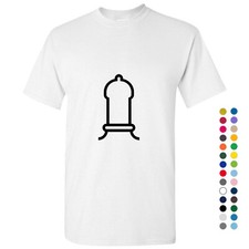 Camiseta Top Hombre Arte Divertido Broma Condón Pene Polla Adulto S - 5XL