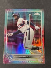 2022 Topps Chrome Sonic Lite Base Aqua/Pink Sonic #137 Luis Robert /199