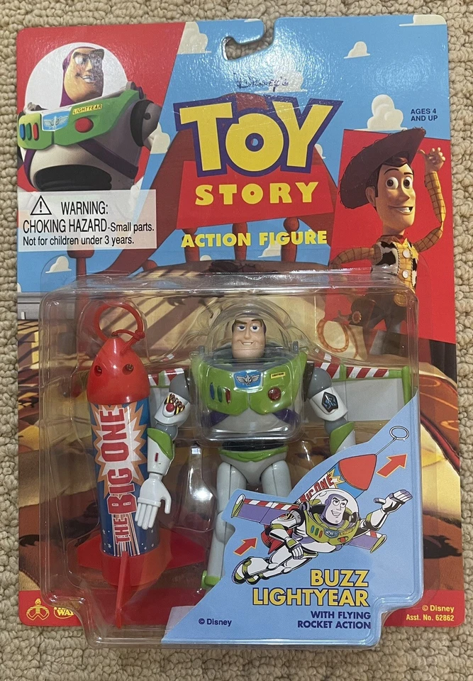 (Vintage) 1995 Thinkway Disney Pixar TOY STORY LOTE. Woody, Buzz, Hamm, Rex - MOSC Foto 3 de 4