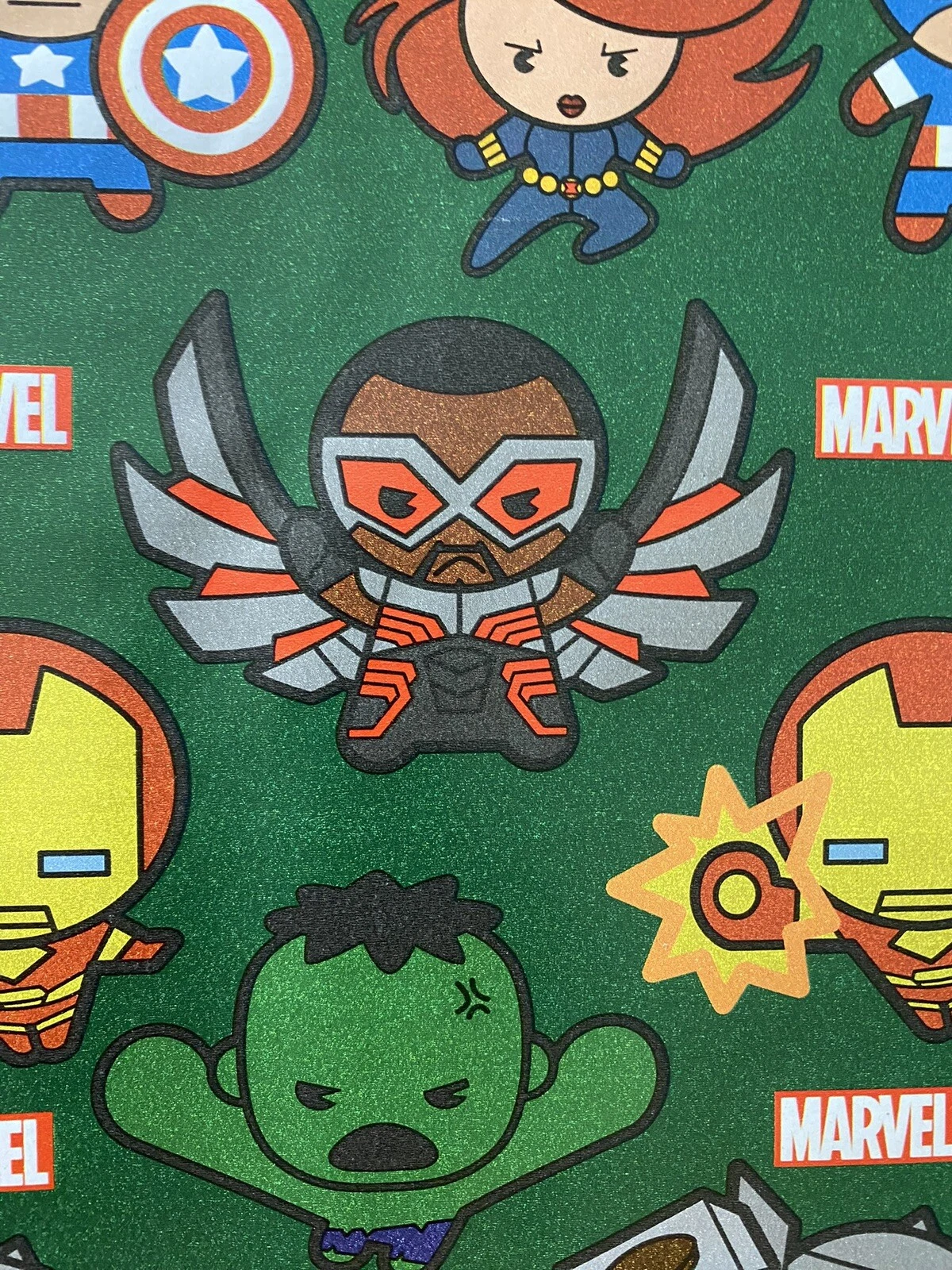 AVENGERS Christmas Wrapping Paper Ft HULK CAPTAIN AMERICA THOR SUPERHEROES