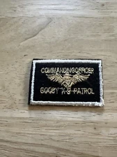 Vintage commanding officer gooby K-9 patrol patch