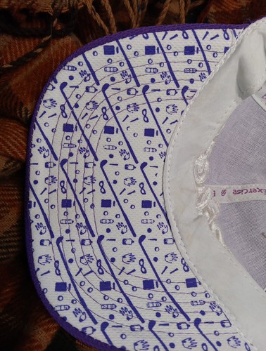 Gorra de golf para niñas LGPA USGA púrpura talla única ajustable con correa bordada - Imagen 9 de 16